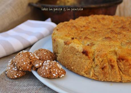 Crostata Frangipane con ripieno di Pesche al Rum