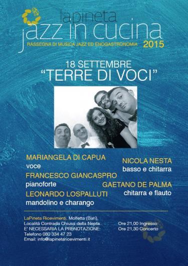 Concerto Cena Jazz Cucina 18/09/2015 Viaggio a&hellip;sud