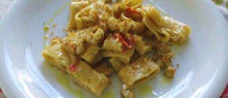 Calamarata al baccala'