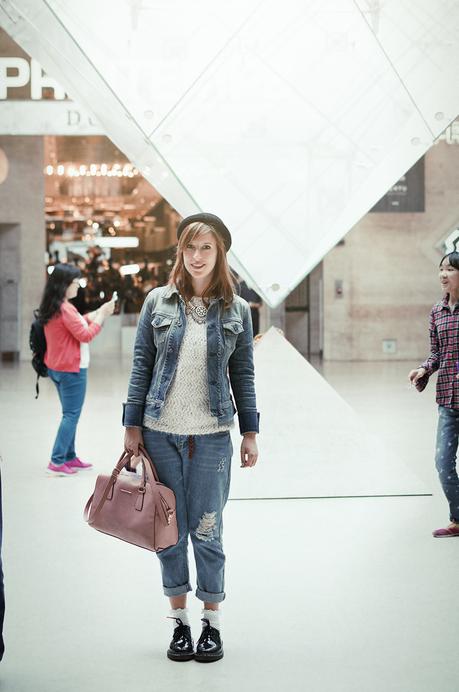 Paris, outfit, boyfriend jeans