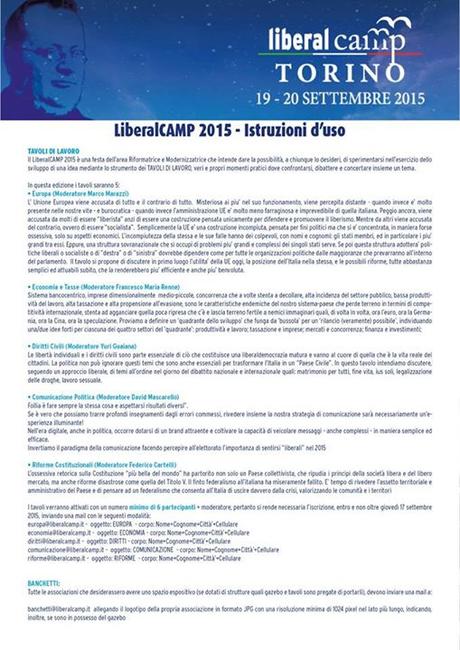 LIBERAL CAMP a Torino