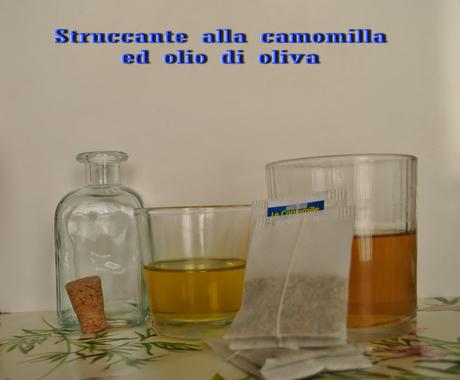 struccante naturale all'olio di oliva e camomilla come realizzare uno struccante naturale proprietà olio evo come usare l'olio di oliva nei cosmetici rimedi contro la dermatite struccante alla camomilla colorblock by felym beauty blog le ricette garnier expo experience