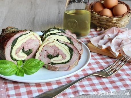 Rotolo di tacchino farcito