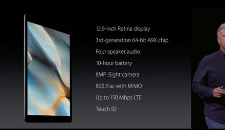 Keynote 9 Settembre – Apple presenta ufficialmente iPad Pro da 12.9 pollici, nuova Smart Keyboard e Apple Pencil!