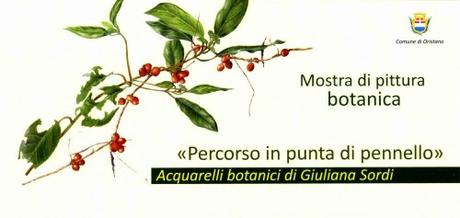 Mostra di Pittura Botanica di Giuliana Sordi al Teatro S. Martino di Oristano