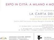 MILANO: EXPO CITTÀ Carta Diritti settembre 2015 CICLO MOSTRE SARA MONTANI
