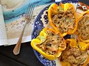 Peperoni ripieni vegetariani voglia d'estate ancora nell'aria