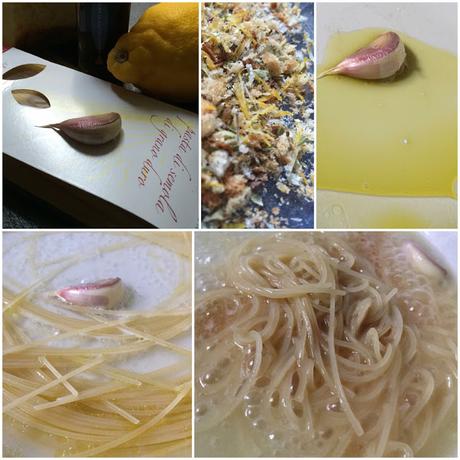 Spaghetto al volo risottato alla colatura di alici