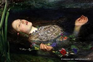 Ofelia - John Everett Millais - 1851/52 - particolare