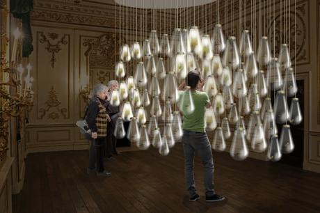 'Curiosity Cloud' by mischer'traxler for Champagne Perrier-Jouët, image courtesy of the London Design Festival