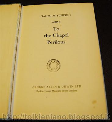 To the Chapel Perilous di Naomi Mitchison... e il legamo con Tolkien