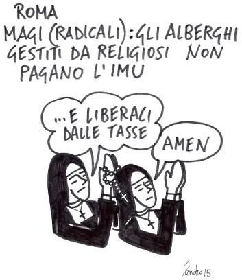 La chiesa non paga tasse