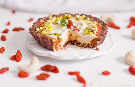 crostatine bacche di goji e vaniglia