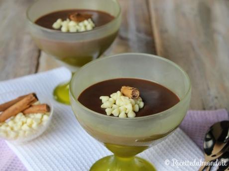 Budino al cioccolato e cannella