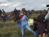 giornalista ungherese dopo sgambetto migranti