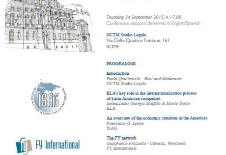 «Building bridges between Italy and the Americas»: il 24 settembre ricomincia la stagione iniziative IsAG