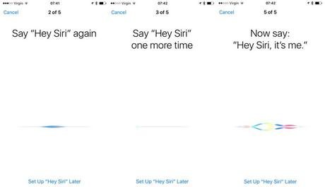 iOS 9 include anche una funzione che consente a Siri di riconoscere meglio la voce degli utenti