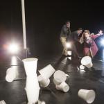 Le spectacle Al Cubo de la compagnie Betti Combo à La Grainerie, Balma, Toulouse, mars 2015. Avec Ilaria Senter, Fabrizio Rosselli et Francesco Caspani.