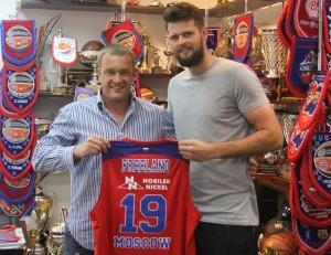 Joel Freeland al Cska Mosca -  © 2015 twitter.com/CSKABasketball