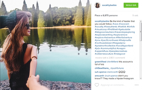 Dal profilo Instagram di @socalitybarbie