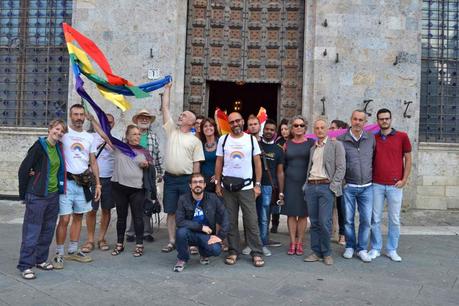 Il “Cammino dei Diritti” sulla Francigena ha fatto tappa a Siena