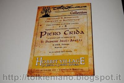 Il Signore degli Anelli, stampa speciale firmata da Piero Crida in serie limitata e numerata
