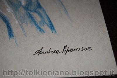 J.R.R. Tolkien, ritratto originale disegnato da Andrea Piparo