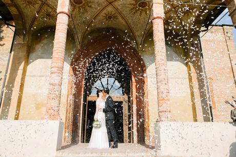 Viola: fil rouge del matrimonio di Daniela e Francesco