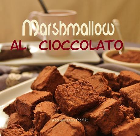 Marshmallow al cioccolato fondente