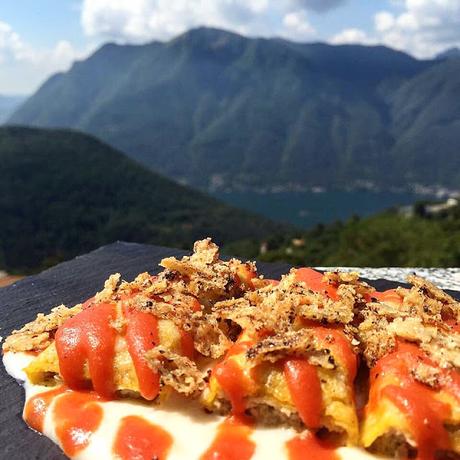 Uno chef con vista lago di Como