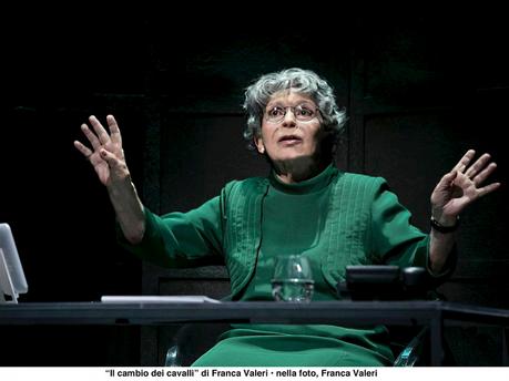 Franca Valeri al Teatro della Cometa Roma con Il cambio dei cavalli