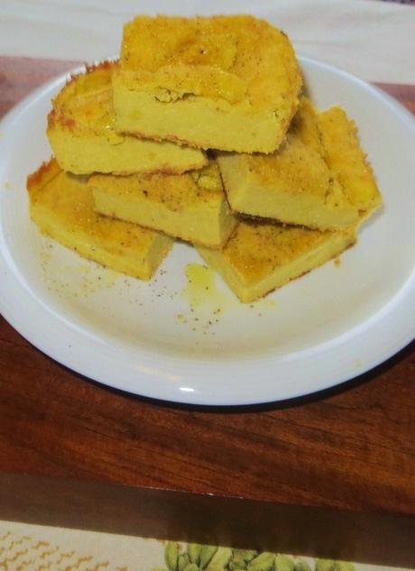 Flan di zucchine in giallo