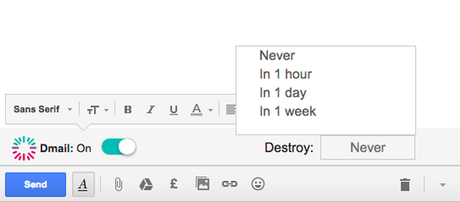 [Guida] Inviare email che si autodistruggono dopo l’invio, anche a comando [Dmail]