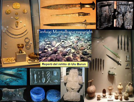 Il Relitto di Ulu Burun, una nave di 3350 anni fa nei fondali della costa sud della Turchia.