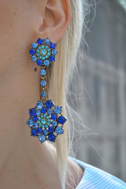 orecchini pendenti orecchini blu orecchini happiness boutique come abbinare gli orecchini blu abbinamenti orecchini blu orecchini estivi orecchini pendenti summer earrings blue earrings 