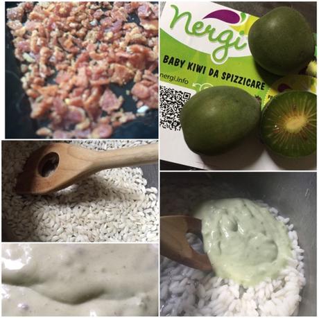 Risotto mantecato robiola e Nergi® con briciole di prosciutto crudo