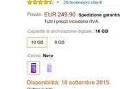 Offerta Amazon: Motorola Moto 2015 (versione 16GB memoria) euro
