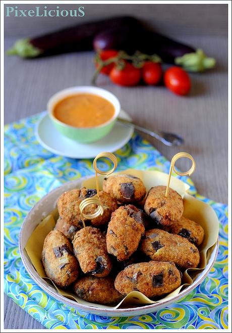 Polpette di Melanzane alla Calabrese con Salsa di Pomodori Crudi