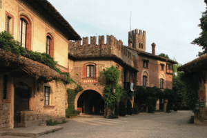 Uno scorcio di Grazzano Visconti, in bassa Val Nure