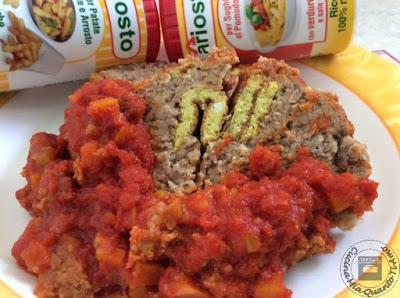 Polpettone ripieno al sugo