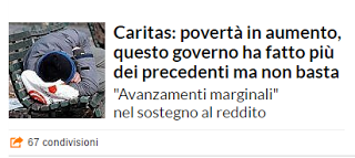 La povertà in Italia