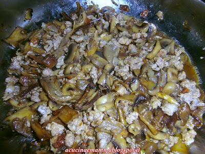 Risotto funghi e salsiccia