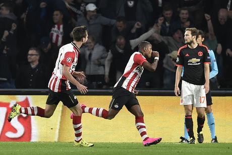 Video Psv Eindhoven-Manchester United 2-1, gol e highlights