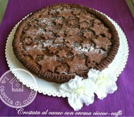 Crostata al cacao ciocco-caffè