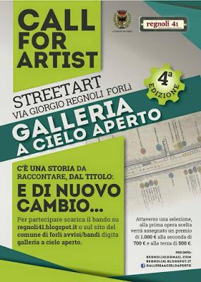 GALLERIA A CIELO APERTO- CALL FOR ARTIST 2016