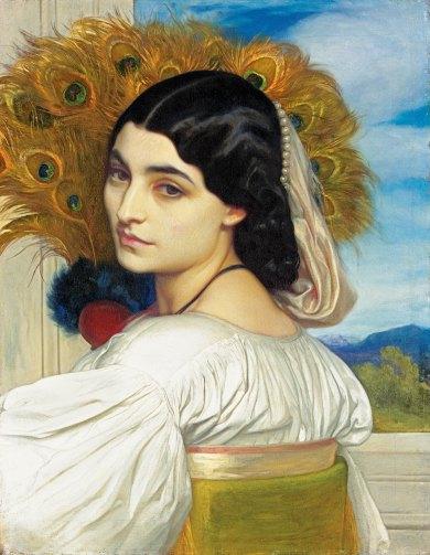 Artist Frederic, Lord Leighton – Pavonia- 1858-59 © Private Collection co Christie