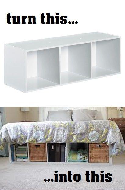 Idee fai da te per arredare piccole camere da letto