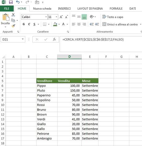 Cerca.vert e Indice confronta in excel: analisi avanzate dei dati