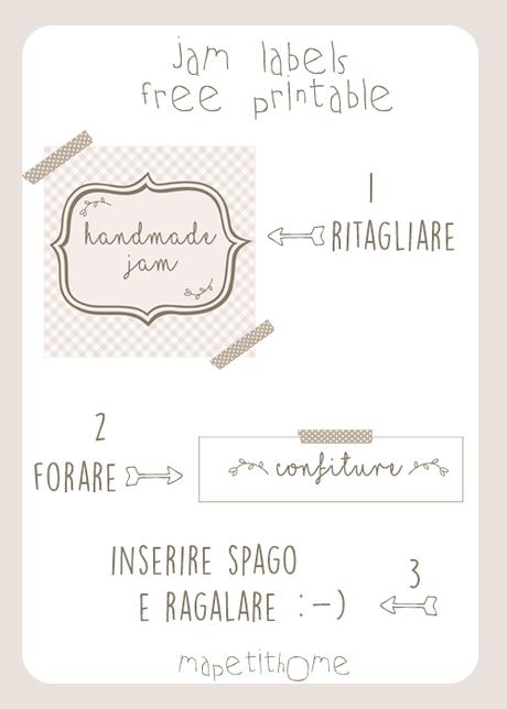 :: Jam label :: Free printable