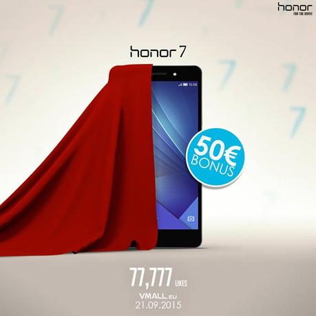 [Offerta] Il 21 settembre l'honor7 costerà solo 299€